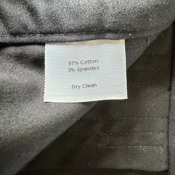 Talbots Black Pleated-2P - Picture 3 of 5